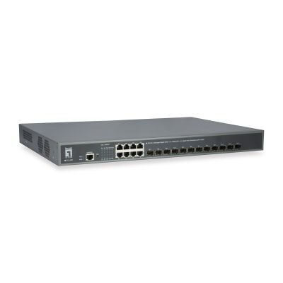 7. LevelOne GB/L3 20-Port 19" 10 Gb/s Managed Switch