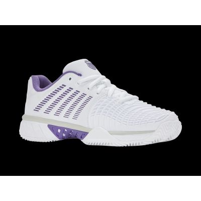 2. K-swiss EXPRESS LIGHT 3 HB WHITE/PURPLE HAZE/LUNAR ROCK-M sneakers (98563-160-M)