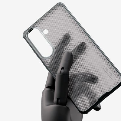 8. Nillkin Super Frosted Shield Pro Case for Samsung Galaxy S26+ - Translucent Black