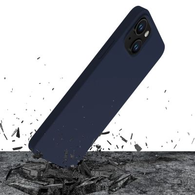 15. 3mk Silicone Case for iPhone 15 Plus - Navy Blue