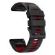 3. Tech-Protect IconBand Pro Strap for Garmin Fenix 3 / 5X / 3HR / 5X Plus / 6X / 6X Pro / 7X - Black/Red
