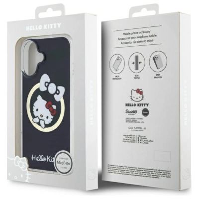 8. Hello Kitty IML Fun bow Magsafe iPhone 16 Case - Black