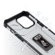 4. Crystal Ring Case Kickstand Tough Rugged Cover for iPhone 12 Pro black