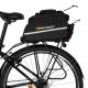 2. Wozinsky large bike rack bag 35l + rain cover black (WBB19BK)