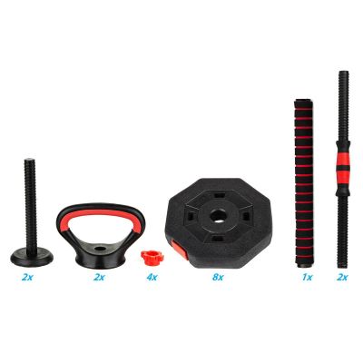 29. COMPOSITE Dumbbell KETTLEBELL 4IN1 20KG ENERO FIT