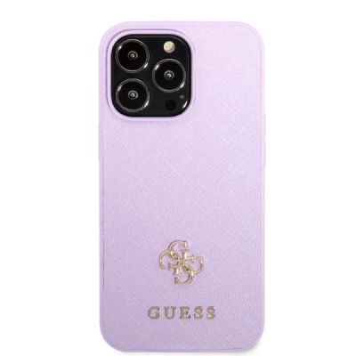 3. Guess GUHCP13LPS4MU iPhone 13 Pro / 13 6.1" purple/purple hardcase Saffiano 4G Small Metal Logo