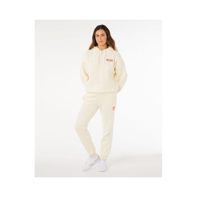 4. Women's RIP CURL Surf Puff Heritage Hoodie Beige