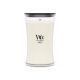2. Large Candle WHITE TEAK WOODWICK
