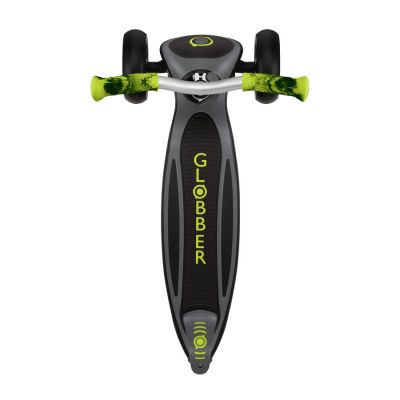 7. Globber Master Prime 3-Wheel Scooter / Black - Lime Green 664-106
