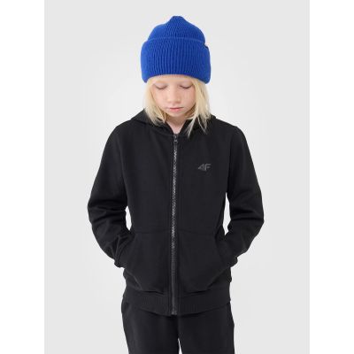 Boy's zip-up sweatshirt with hood 4F 4FJWSS25TSWSM1714-20S
