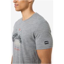 SUPER.NATURAL M DOLOMITES CAMPSITES TEE T-Shirt grey