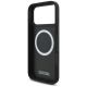 7. BMW M Tricolor Metal Logo MagSafe Case for iPhone 17 Pro Max - Black