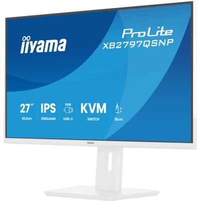 6. iiyama ProLite XB2797QSNP-W1 computer monitor 68.6 cm (27") 2560 x 1440 px Quad HD LCD White