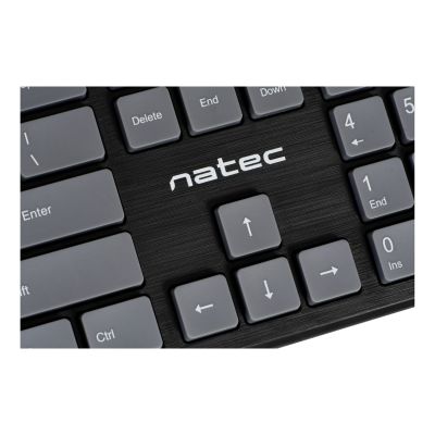 10. NATEC KEYBOARD DISCUS 2 US SLIM BLACK NKL-1829