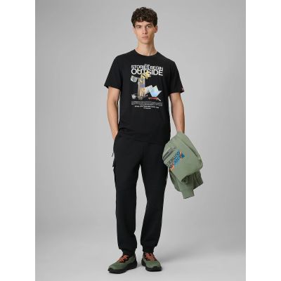 3. Men's regular printed T-shirt 4F 4FRSS26TTSHM3811-20S