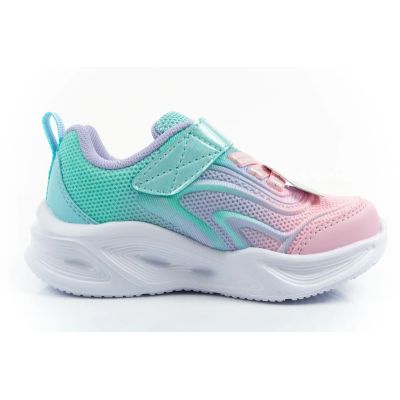 4. Skechers Color Breeze LED Children's Sports Shoes for Girls Turquoise