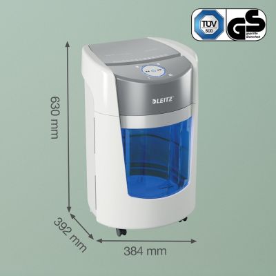 8. Leitz IQ OptiMax Small Office 350 shredder, 22l, P5, 8 sheets, Automatic Start/Stop, Reverse function, Rotating bin - 33% more shred capacity