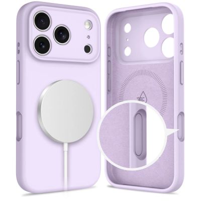 2. Tech-Protect Silicone MagSafe Case for iPhone 17 Pro - Purple