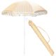 BEACH AND GARDEN UMBRELLA WITH FRINGE 174 CM YELLOW