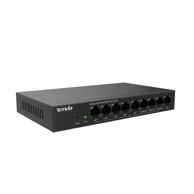 3. Tenda G0-8G-PoE Gigabit Ethernet Router Black