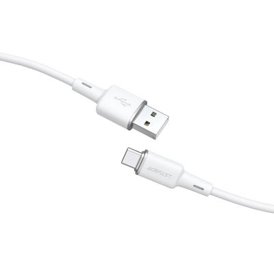 2. Acefast USB cable - USB Type C 1.2m, 3A white (C2-04 white)