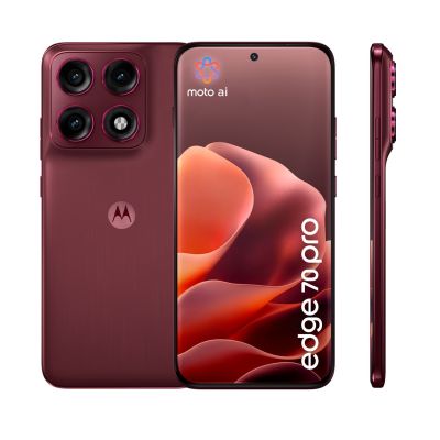 2. Motorola edge 70 pro 17.2 cm (6.78") Dual SIM Android 16.0 5G USB Type-C 12GB 512GB 6500mAh Burgundy