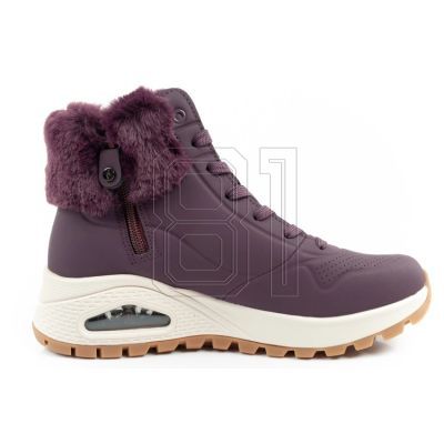 4. Skechers Uno Rugged Women's Insulated Winter Boots Purple