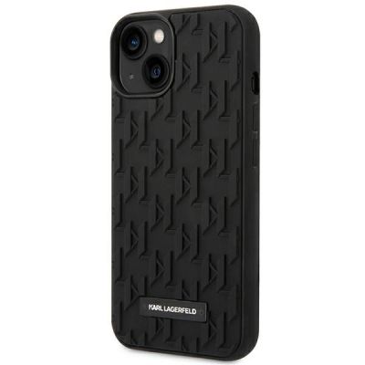 2. Karl Lagerfeld 3D Monogram Case for iPhone 14 Plus - Black