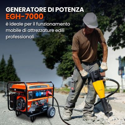 10. Extralink EGH-7000 hybrid power generator, 7kW