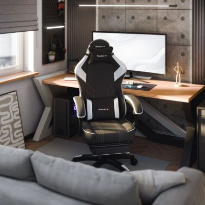 10. Huzaro Force 3.7 White Carbon Gaming Chair