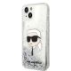 2. Karl Lagerfeld KLHCP14MLNKHCH iPhone 14 Plus 6.7" silver/silver hardcase Glitter Karl Head