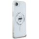 4. Karl Lagerfeld IML Metal Choupette Head MagSafe iPhone 16e Case - White