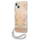 2. Guess GUHCP13SHFLSD iPhone 13 mini 5.4" gold/gold hardcase Flower Strap