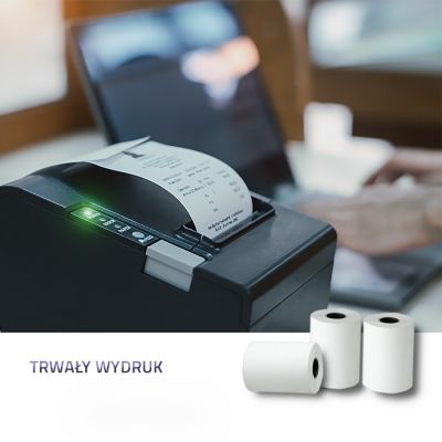 6. QOLTEC THERMAL ROLL 57X30 | 55G/M2 | 10PCS | BPA FREE