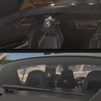 18. AKEEYO P1 car camera video recorder FullHD 30fps - black