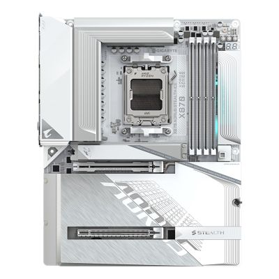 3. GIGABYTE X870 AORUS STEALTH ICE AMD X870 AM5 ATX Socket