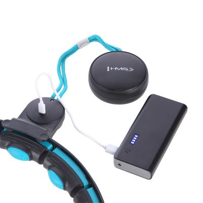 7. HHM17 HULA HOP BLACK/TURQUOISE WITH MAGNETS AND WEIGHT + HMS COUNTER