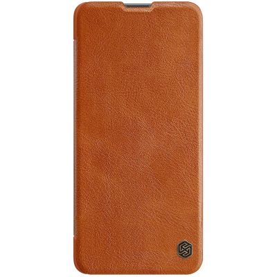 2. Nillkin Qin Case Case for Xiaomi Redmi Note 11 Pro+ (China) / Redmi Note 11 Pro (China) / Mi11i HyperCharge Camera Protector Holster Cover Flip Case Brown