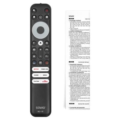 6. SAVIO UNIVERSAL REMOTE CONTROL/REPLACEMENT FOR TCL RC-31 TV