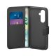 2. Puro Booklet Case with Flip and Wallet for Samsung Galaxy S25 - Black