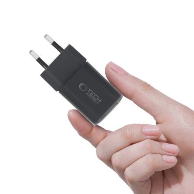 5. Tech-Protect NCM33W 2-port PD33W/QC3.0 wall charger - black