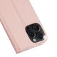 4. Dux Ducis Skin Pro iPhone 16 Pro Max Case with Flip and Card Slot - Pink