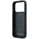 7. Mercedes Leather Wood Effect and Curve MagSafe case for iPhone 17 Pro Max - black