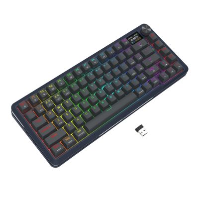 9. REDRAGON K708-RGB-PRO FLEKACT Keyboard USB + RF Wireless + Bluetooth Black