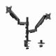 GEMBIRD DESK ADJUSTABLE ARM/MOUNT FOR TWO MONITORS FROM 17" TO 32", LOAD UP TO 9 KG
