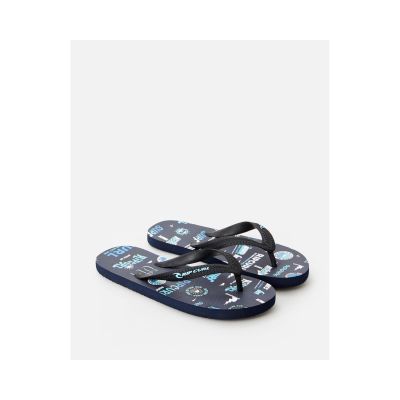 RIP CURL Surf School Boys' Flip-Flops – Navy Blue