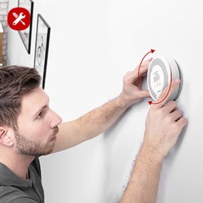 4. X-Sense CO03D Smoke Detector Carbon Monoxide Detector Wired