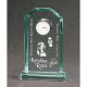 7. Engraved glass trophy with case