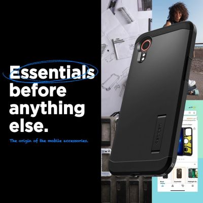 6. Spigen Tough Armor Case for Samsung Galaxy Xcover 7 Pro - Black