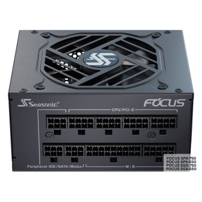 8. Seasonic FOCUS SGX-750 (2021) 750 W 20+4 pin ATX SFX Black Power Supply Module